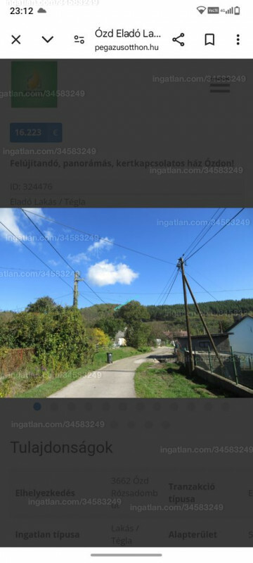Hirdetés fotója